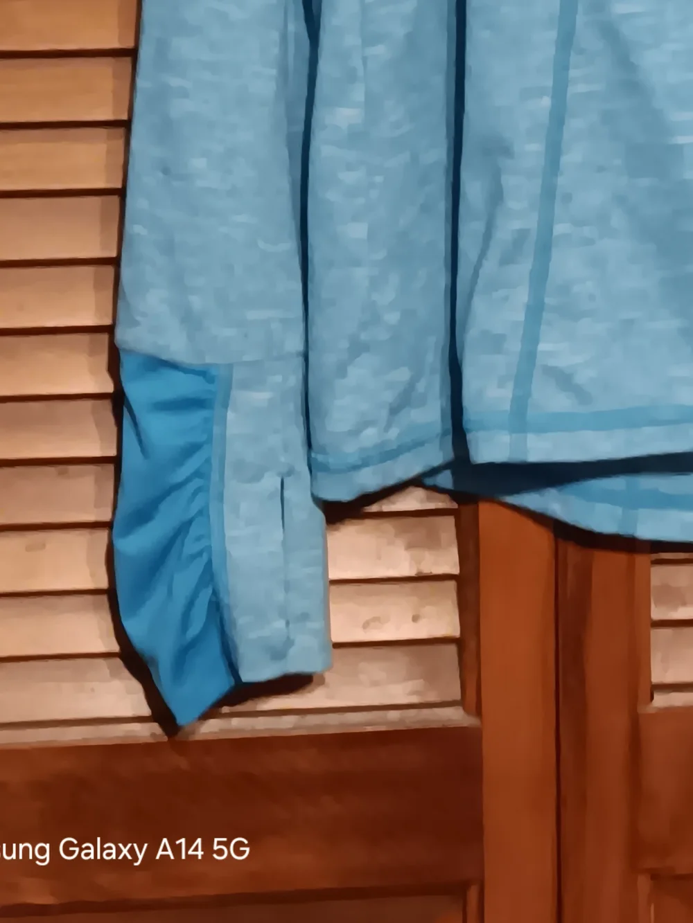 Xersion Light Blue Quarter-Zip Cowl Pullover